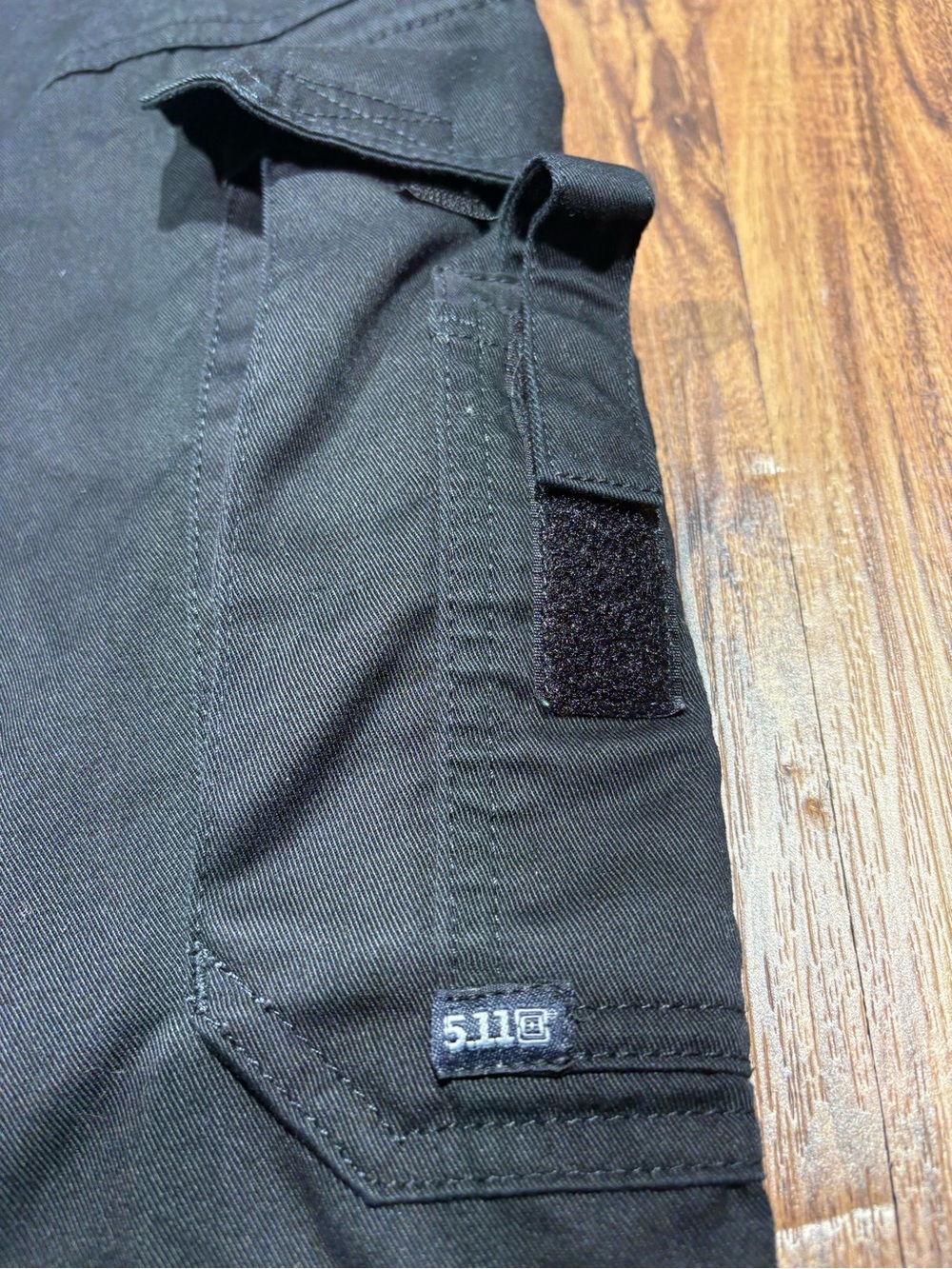 5.11 Tactical Men's Black Cargo Pants with Utility Loop